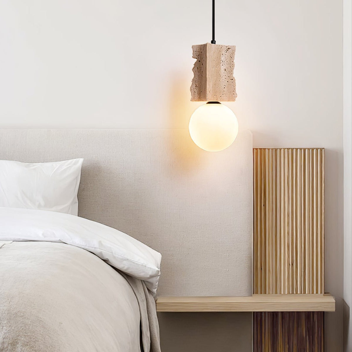 Travertine Raw Edge lampa wisząca