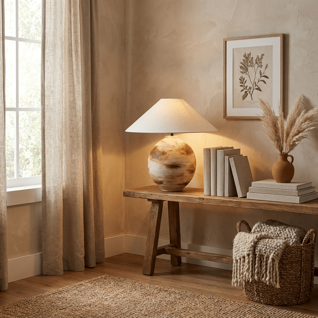 Sorellan lampa stołowa ceramiczna