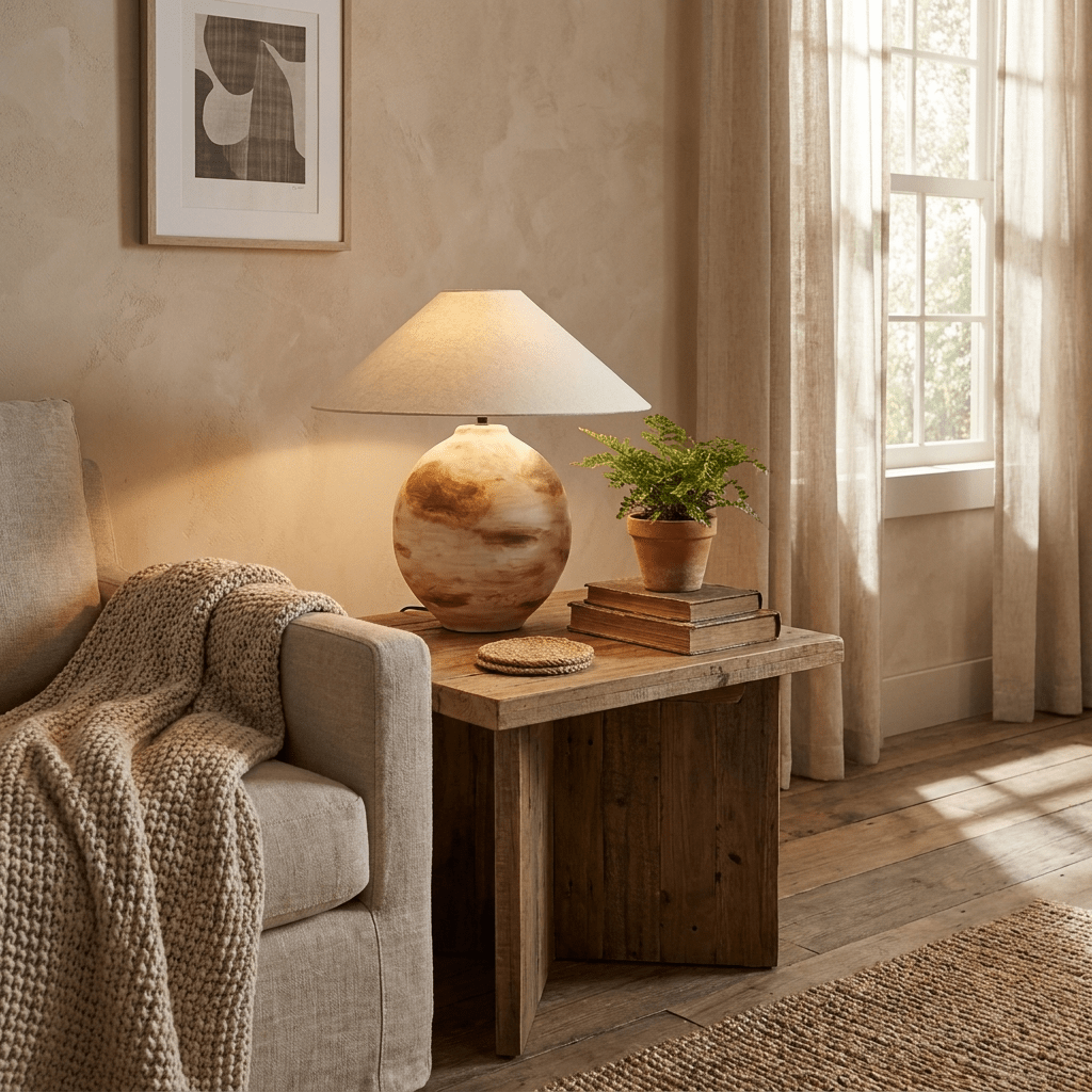 Sorellan lampa stołowa ceramiczna