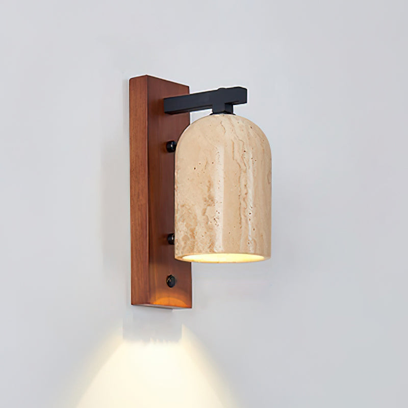 Cole kinkiet Travertine Bell