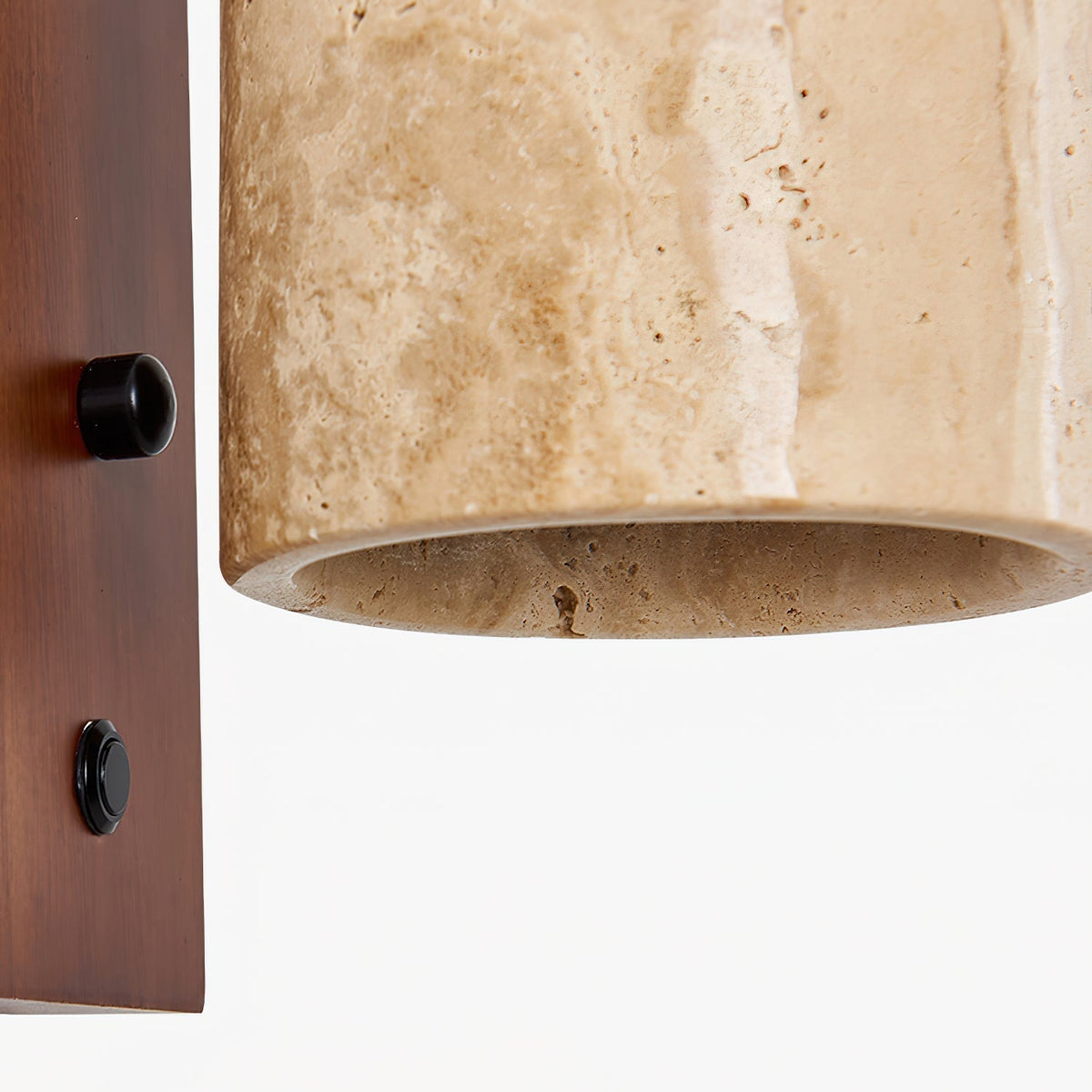 Cole kinkiet Travertine Bell