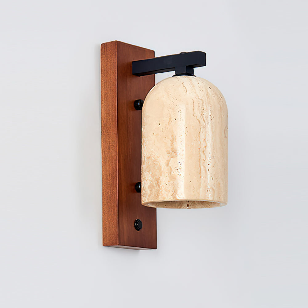 Cole kinkiet Travertine Bell