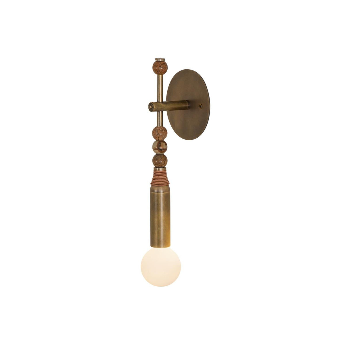 Mariselia nowoczesna minimalistyczna kinkietowa lampa ze szkła i marmuru