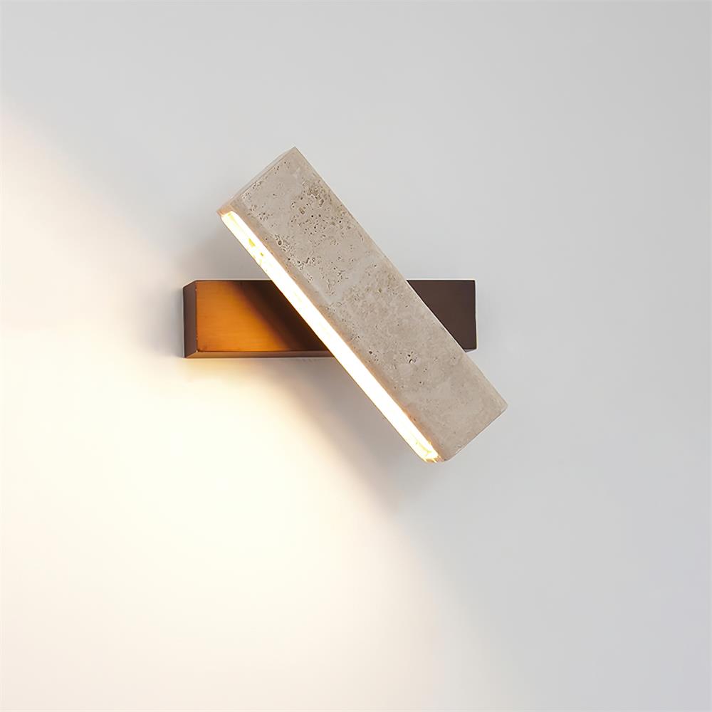 Novra Travertine Rotating Kinkiet