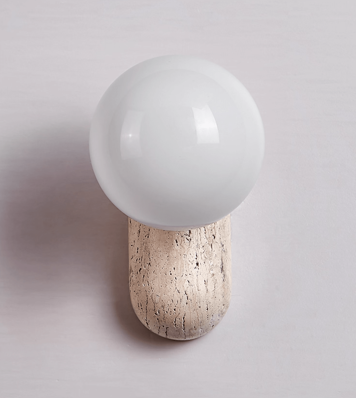 Aeralis Travertine Pebble kinkiet