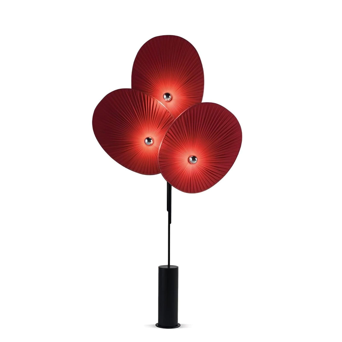 Scarlet Petal tkanina lampa stojąca