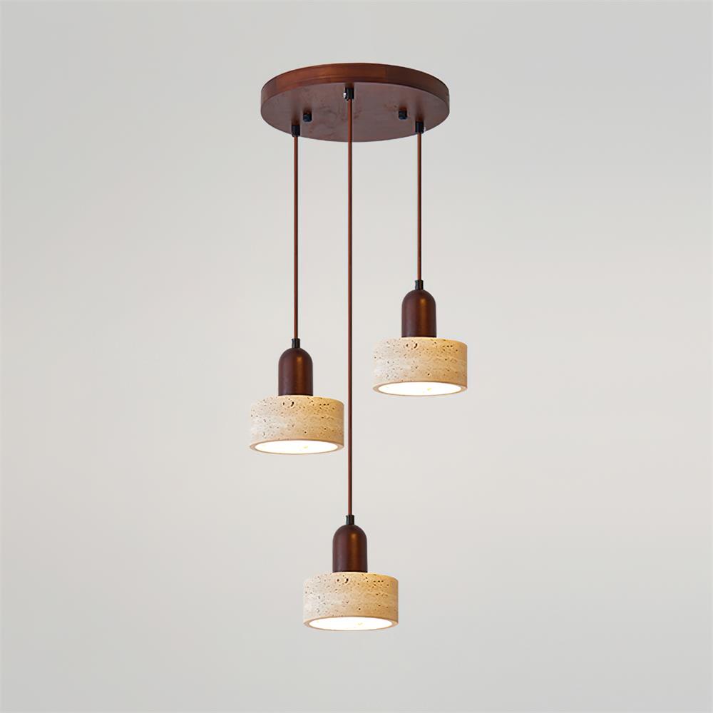 Eluno zestaw lamp wiszących Travertine