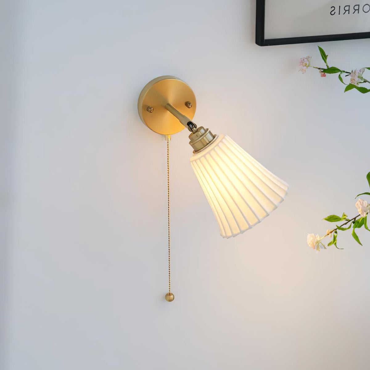 Nominex kinkiet ceramiczny w stylu vintage