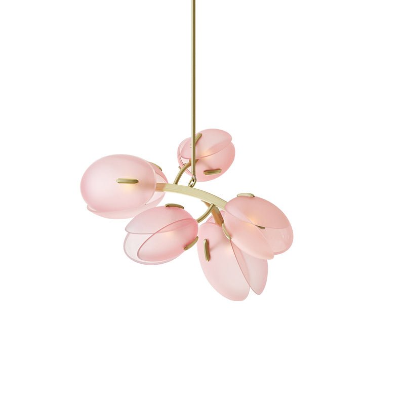 Blossom nowoczesny żyrandol ze szkła