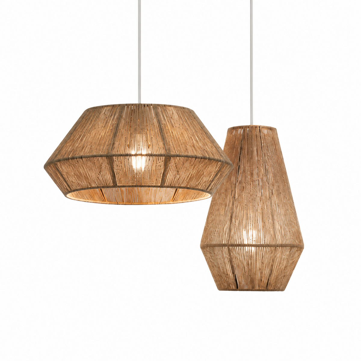 Navenwick Lampa Wisząca Z Fasetowanej Liny