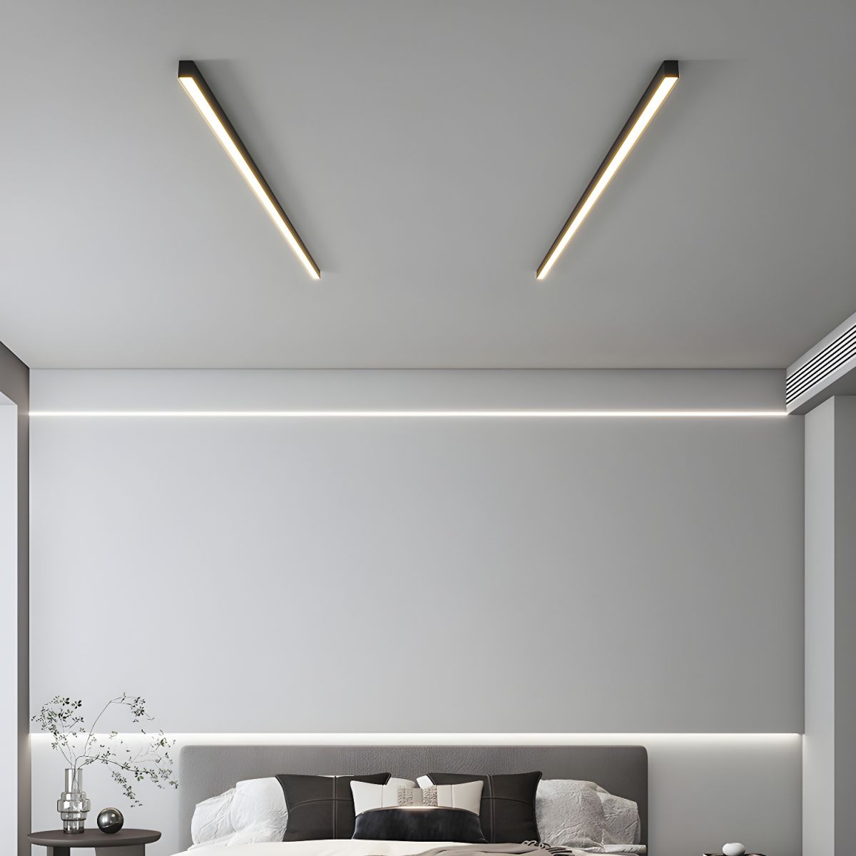 Somino lampa sufitowa liniowa ultra cienka minimalistyczna funkcjonalna