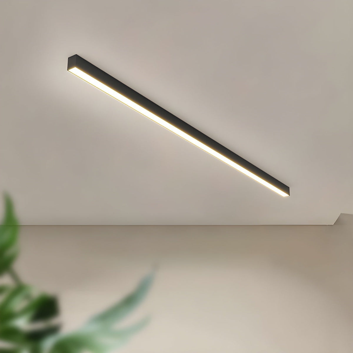 Somino lampa sufitowa liniowa ultra cienka minimalistyczna funkcjonalna