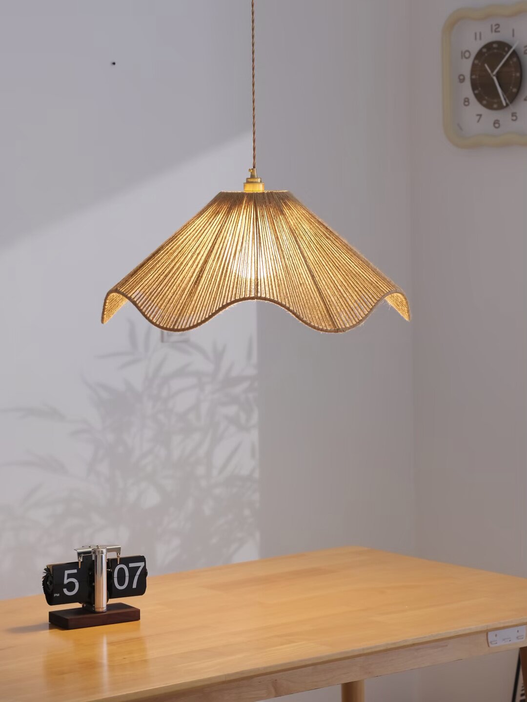 Glencombe Lampa wisząca z liny konopnej