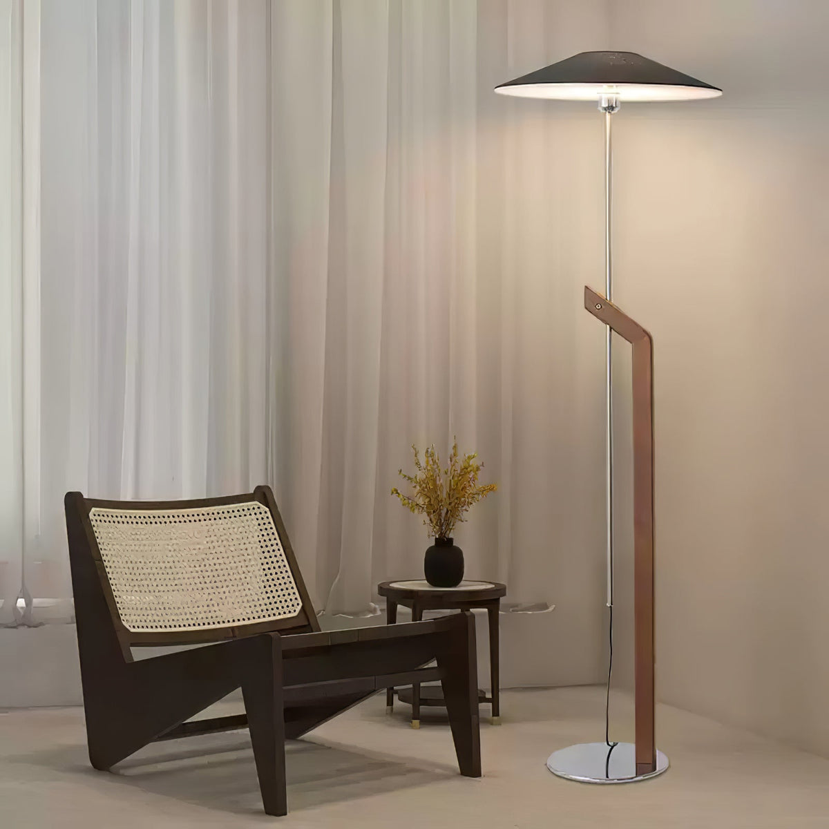 Lumorine nowoczesna lampa stojąca typu parasol