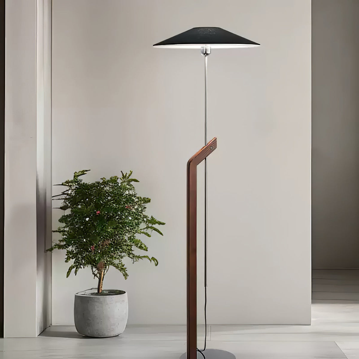 Lumorine nowoczesna lampa stojąca typu parasol
