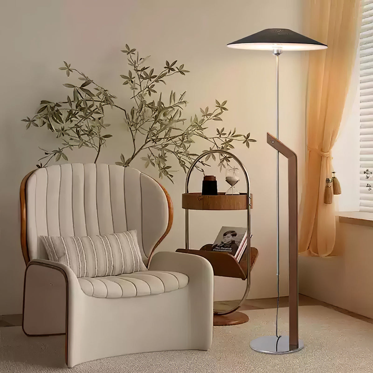 Lumorine nowoczesna lampa stojąca typu parasol
