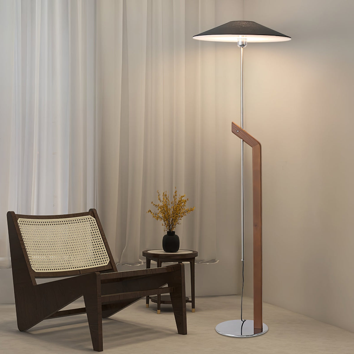 Lumorine nowoczesna lampa stojąca typu parasol