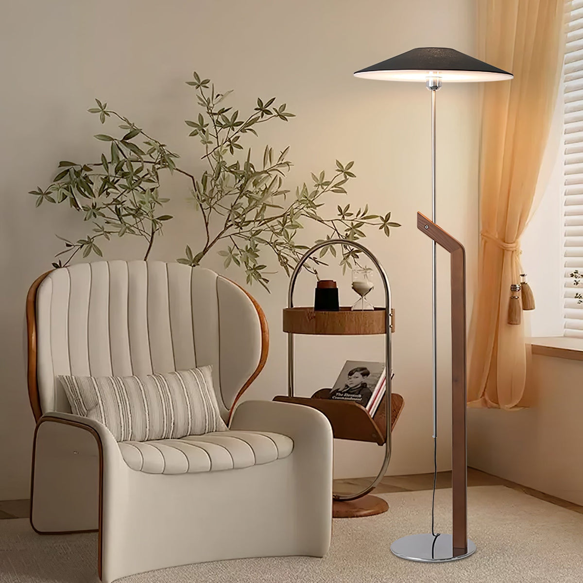 Lumorine nowoczesna lampa stojąca typu parasol