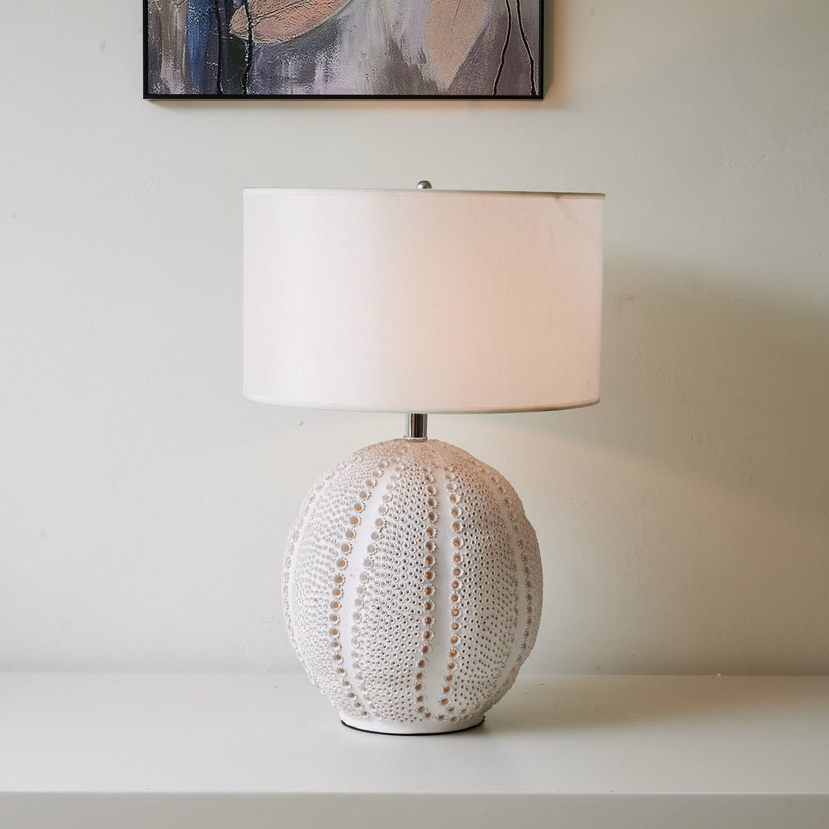 Sux ceramiczna lampa stołowa z płótna