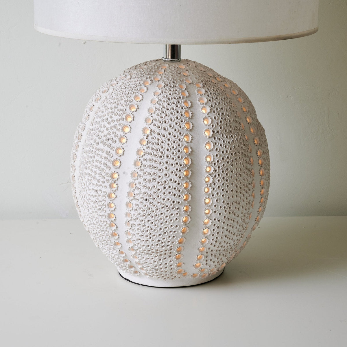 Sux ceramiczna lampa stołowa z płótna