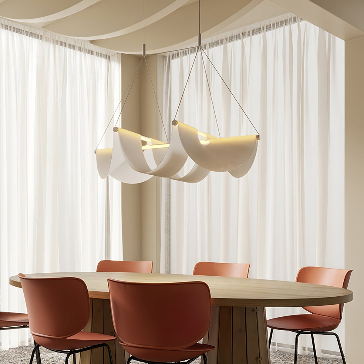 Avenuelle nowoczesna lampa wisząca w stylu postmodernistycznym ze sznurkiem