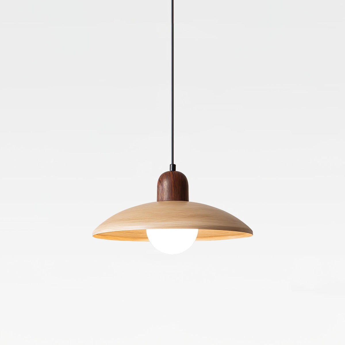 Sorinelia lampa wisząca w kolorze drewna PE Retro