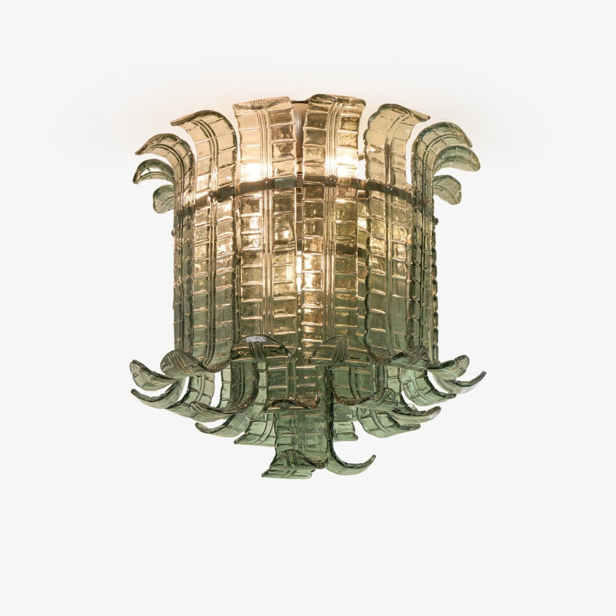 Eirisora lampa sufitowa ze szkła Murano, płatki vintage