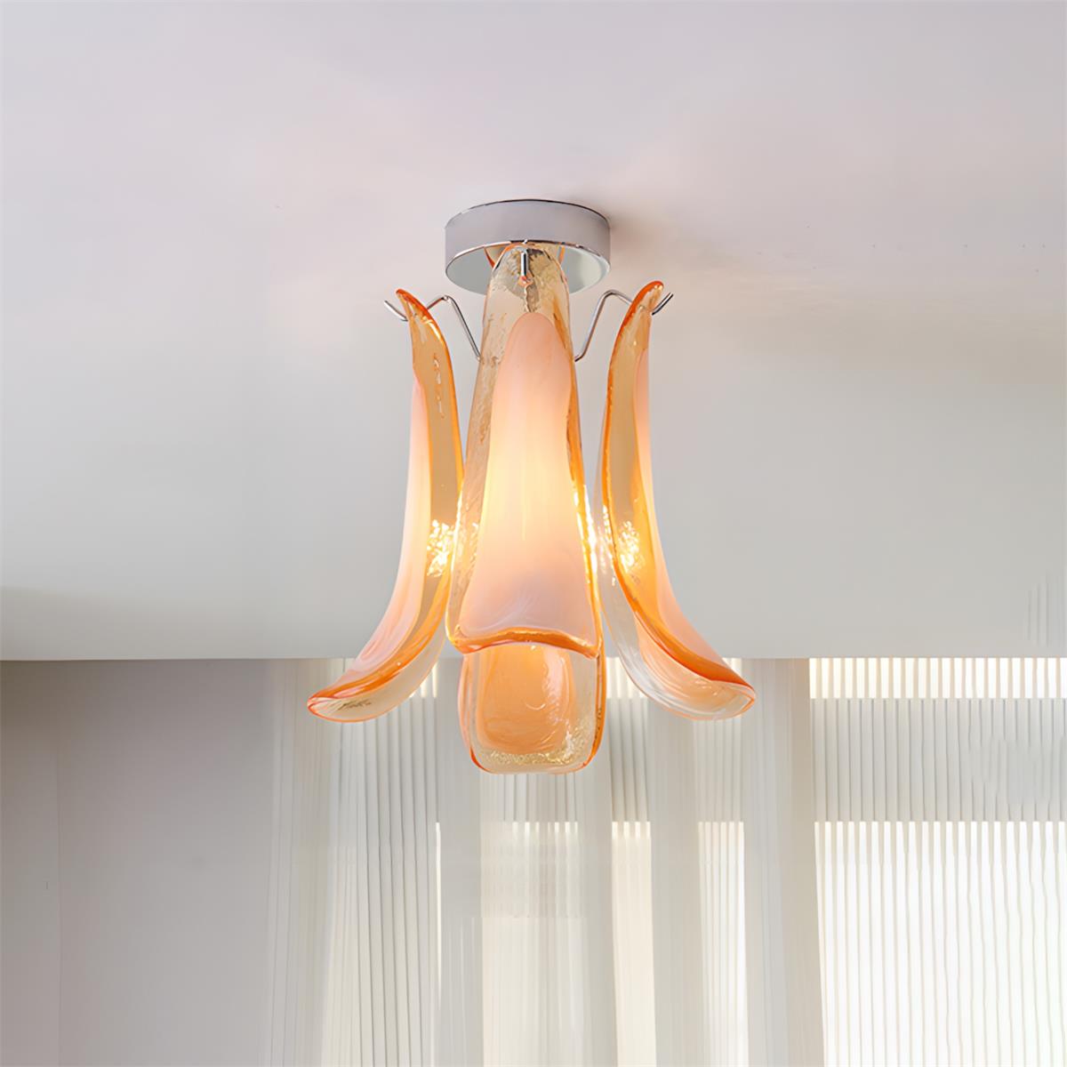 Lampa sufitowa Oreleeria ze szkła