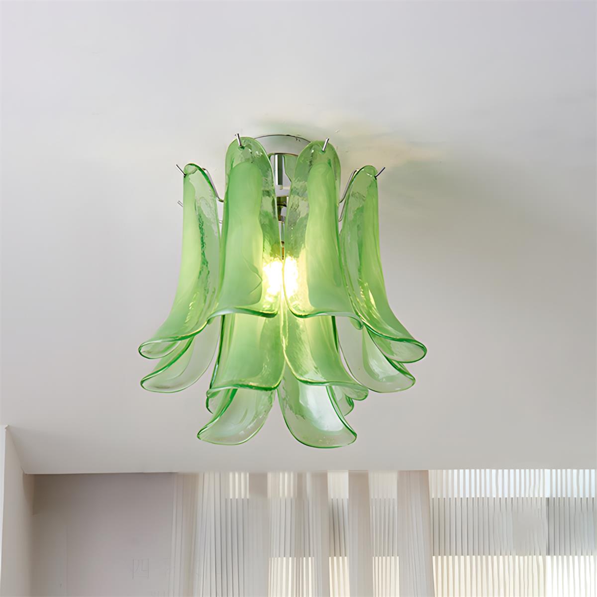 Lampa sufitowa Oreleeria ze szkła