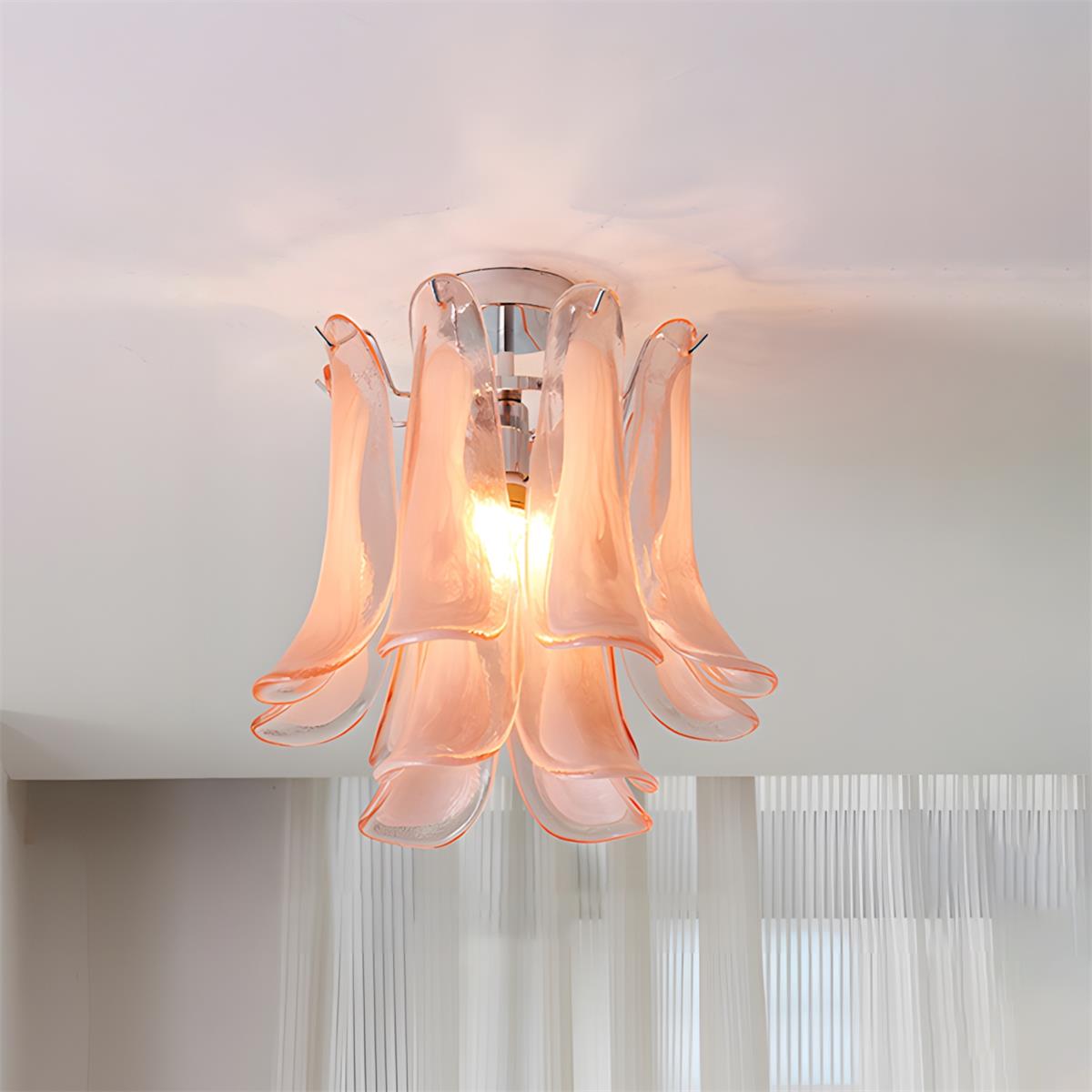 Lampa sufitowa Oreleeria ze szkła