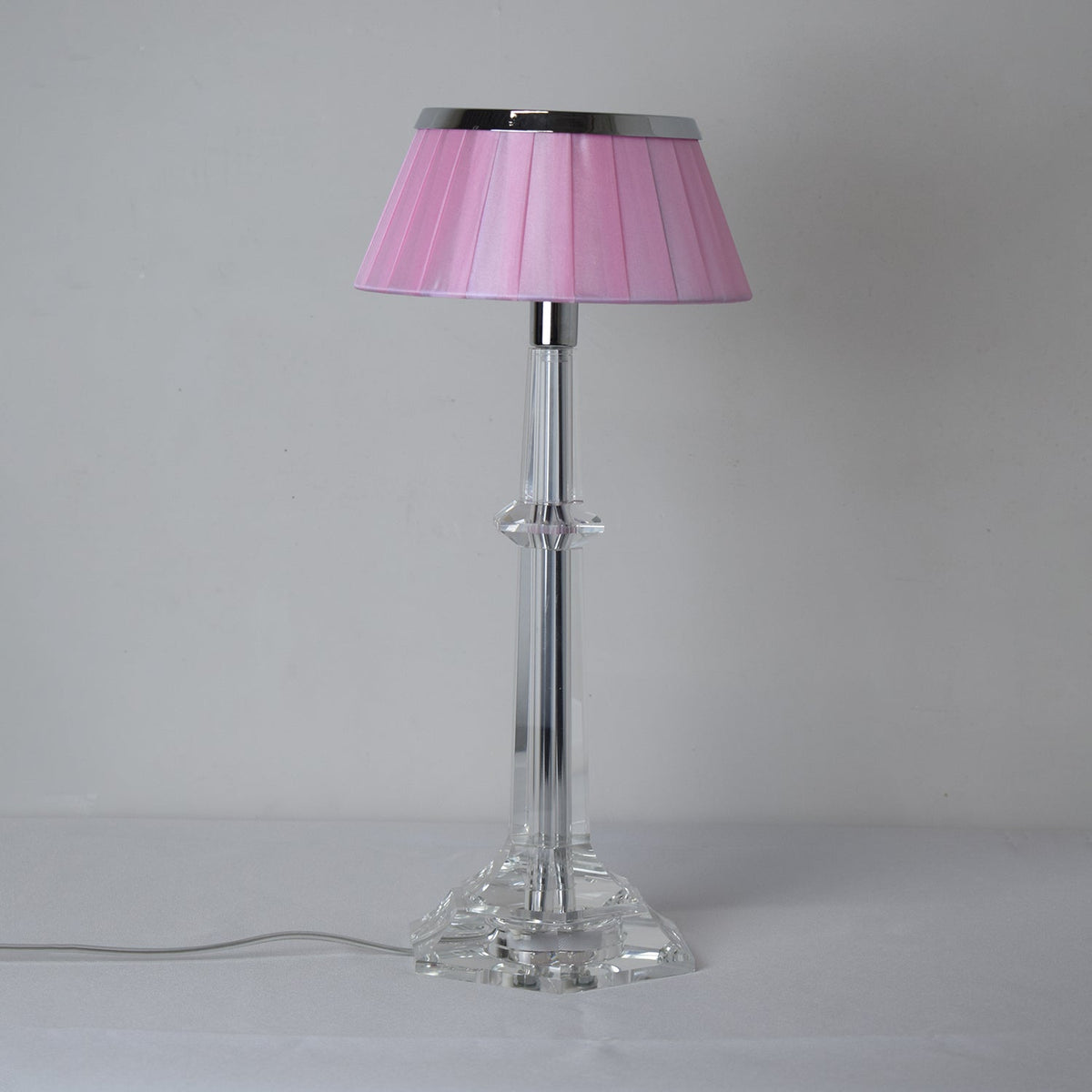 Haloza elegancka lampa stołowa z płótna