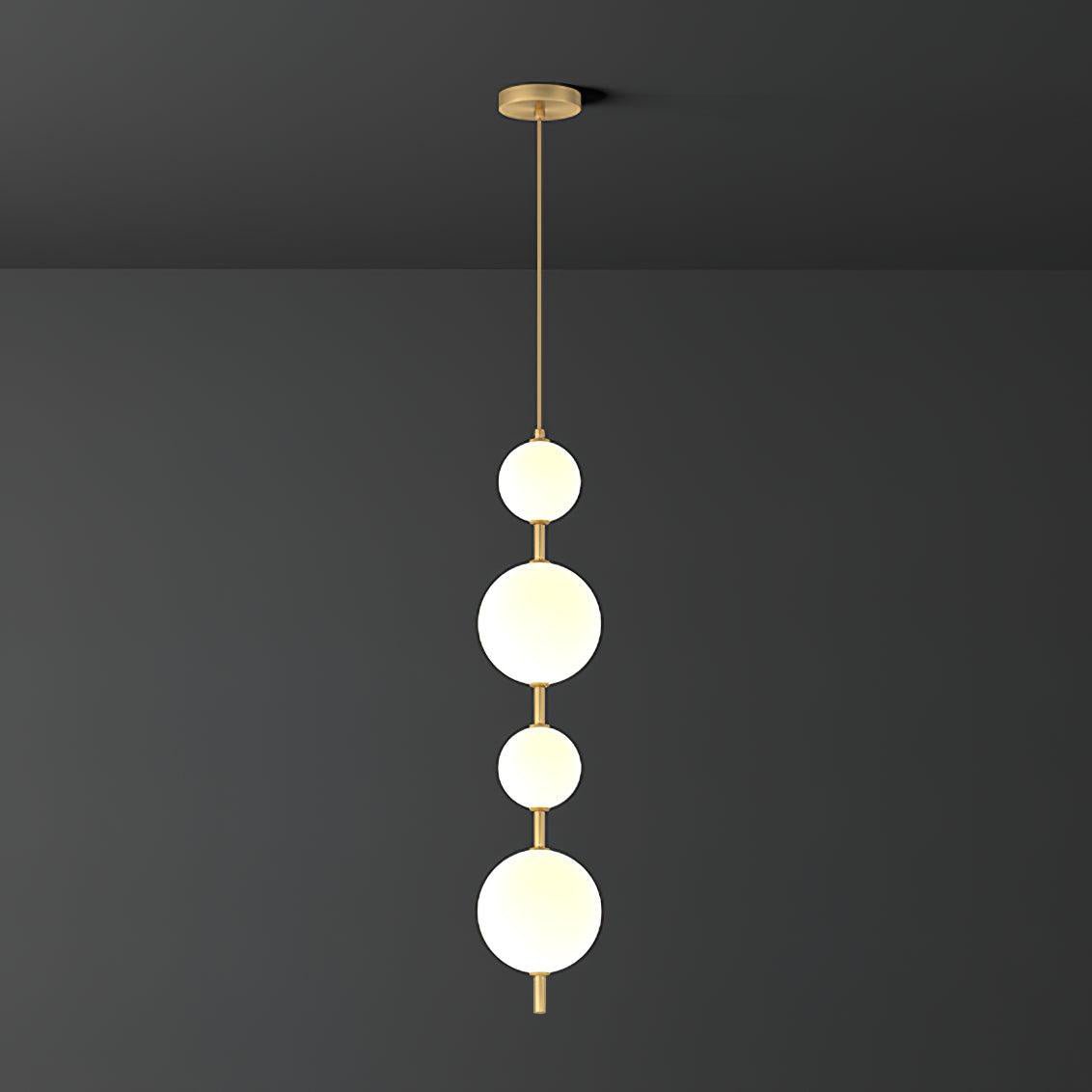 Velloran wisząca lampa z miedzi i plastiku