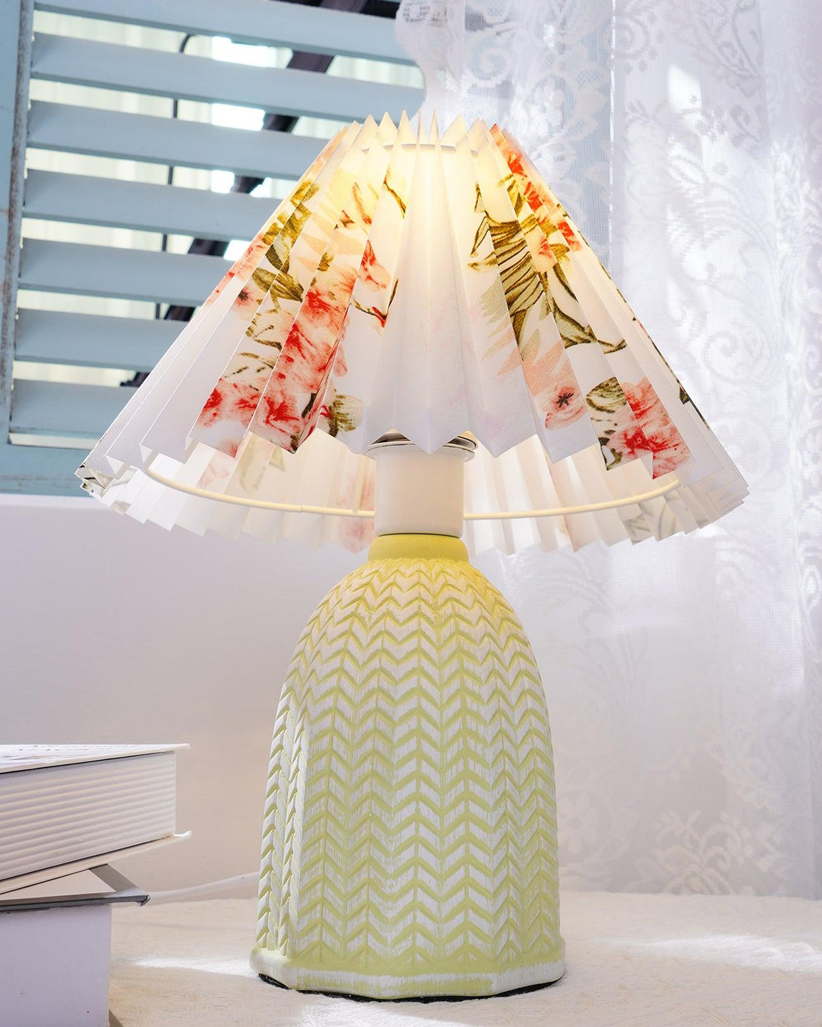 Xenlor lampa stołowa vintage ze szkła
