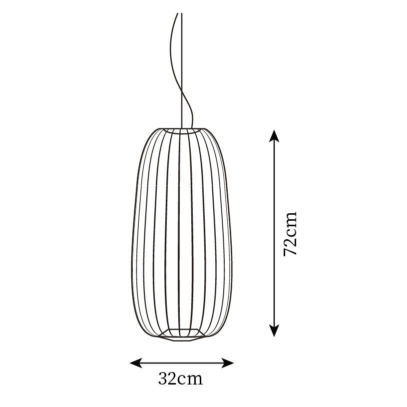 Lumio Lekka Lampy wiszące z klatką promieni