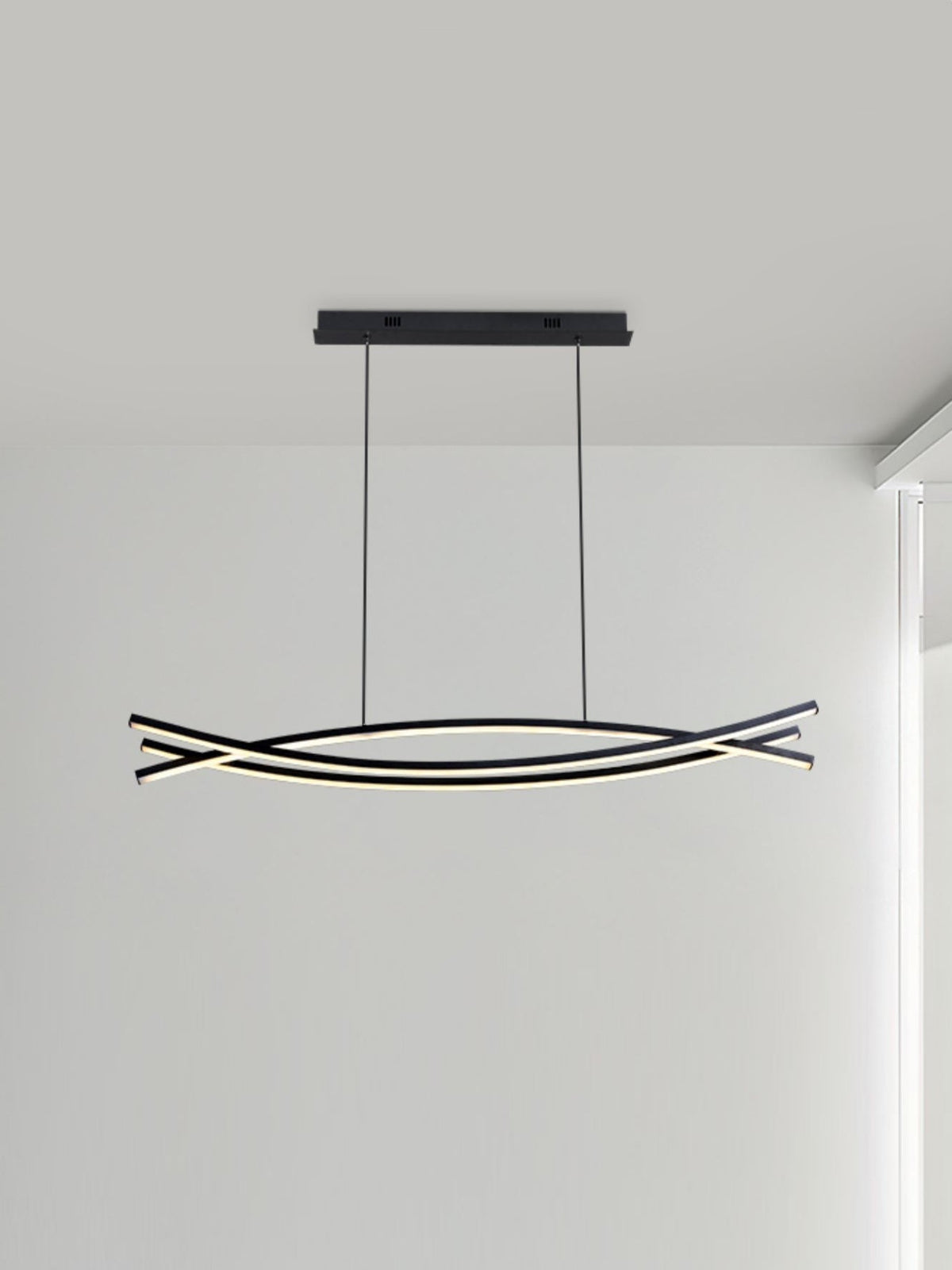 Curinis nowoczesny minimalistyczny żyrandol LED Art