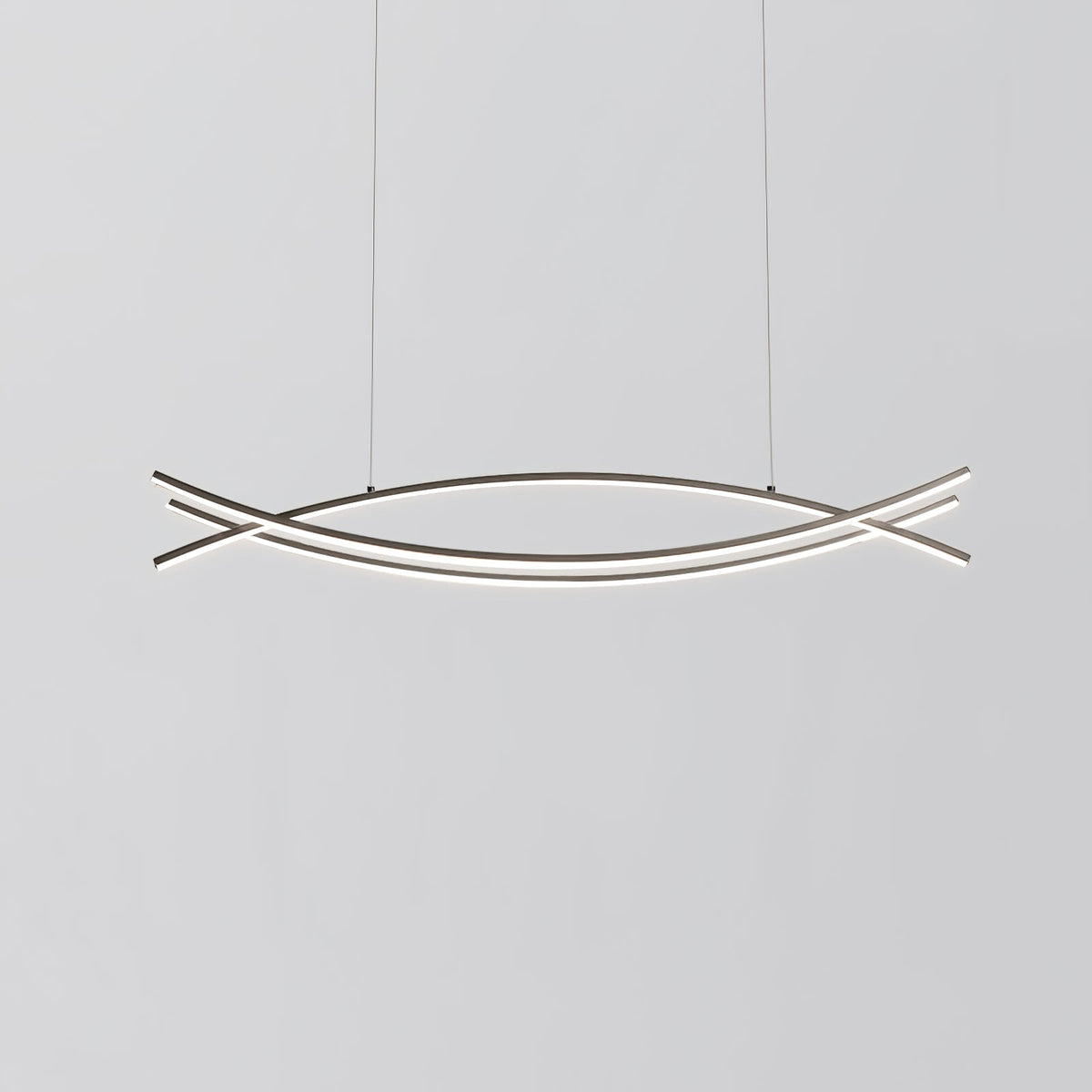 Curinis nowoczesny minimalistyczny żyrandol LED Art