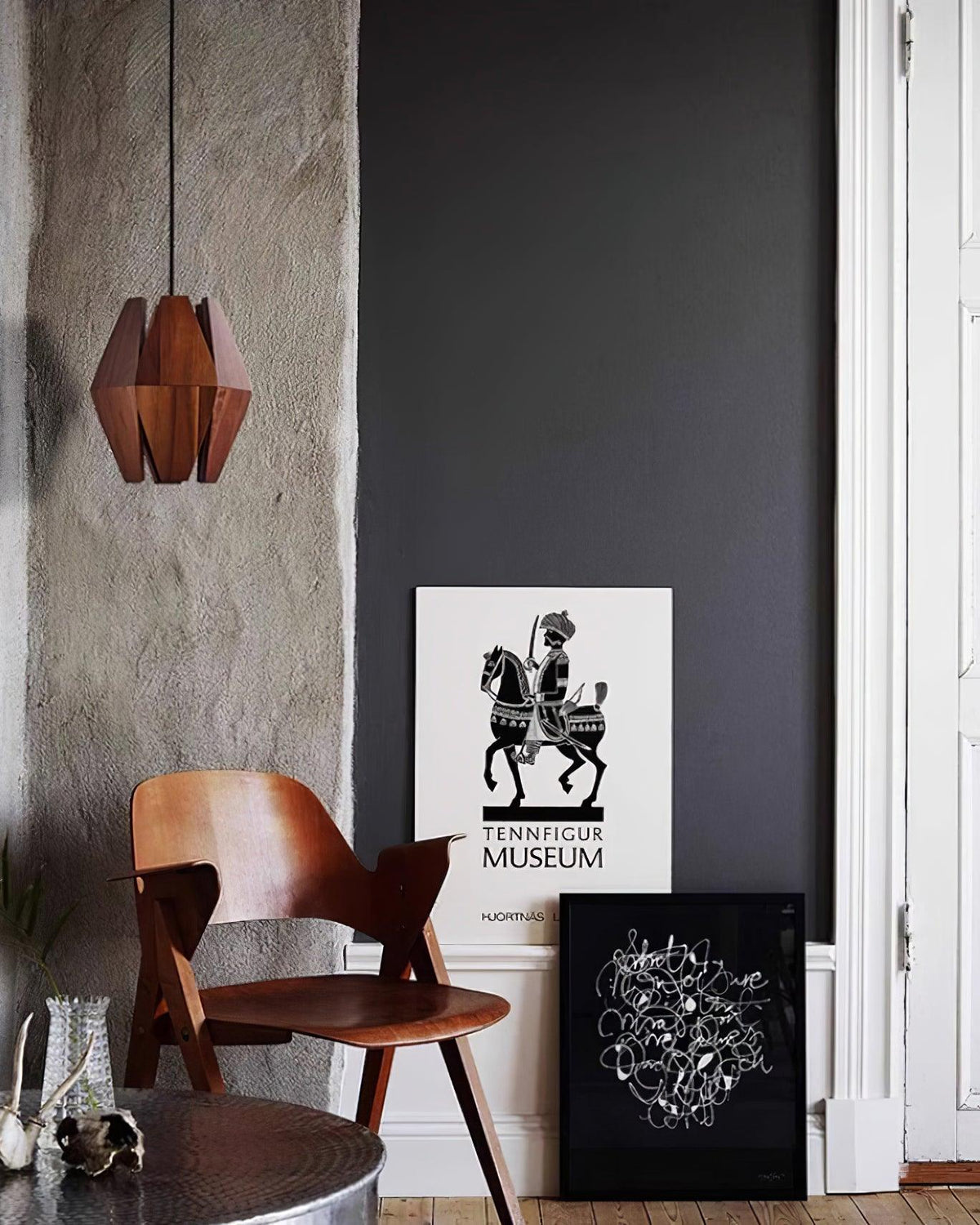 Miro lampa wisząca z geometrycznym kloszem drewnianym ciepłe światło nordycki minimalistyczny akcent
