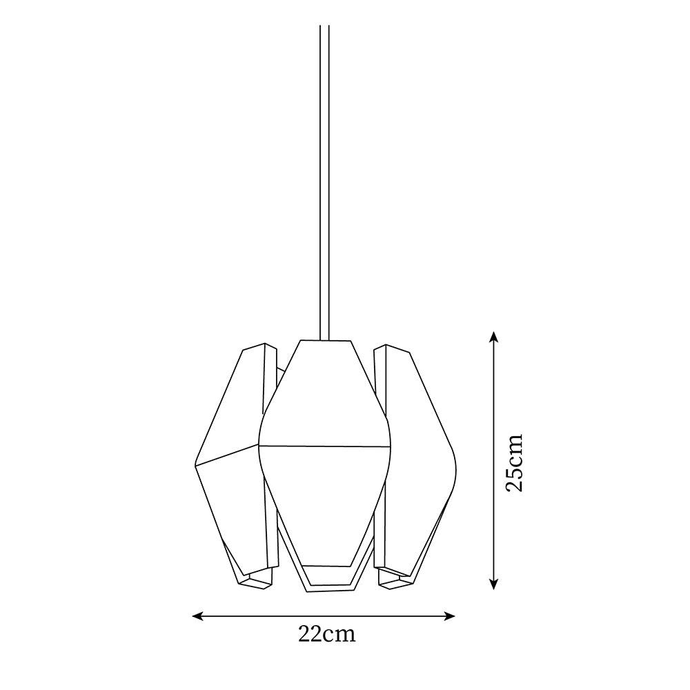 Miro lampa wisząca z geometrycznym kloszem drewnianym ciepłe światło nordycki minimalistyczny akcent