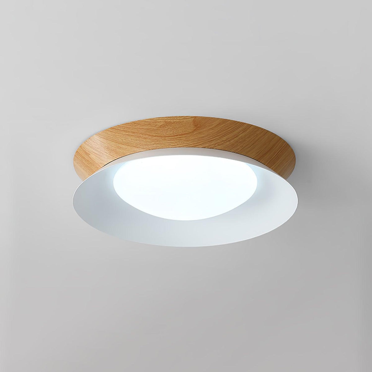 Acor lampa sufitowa pierścień podwójna półokrągła nordycka