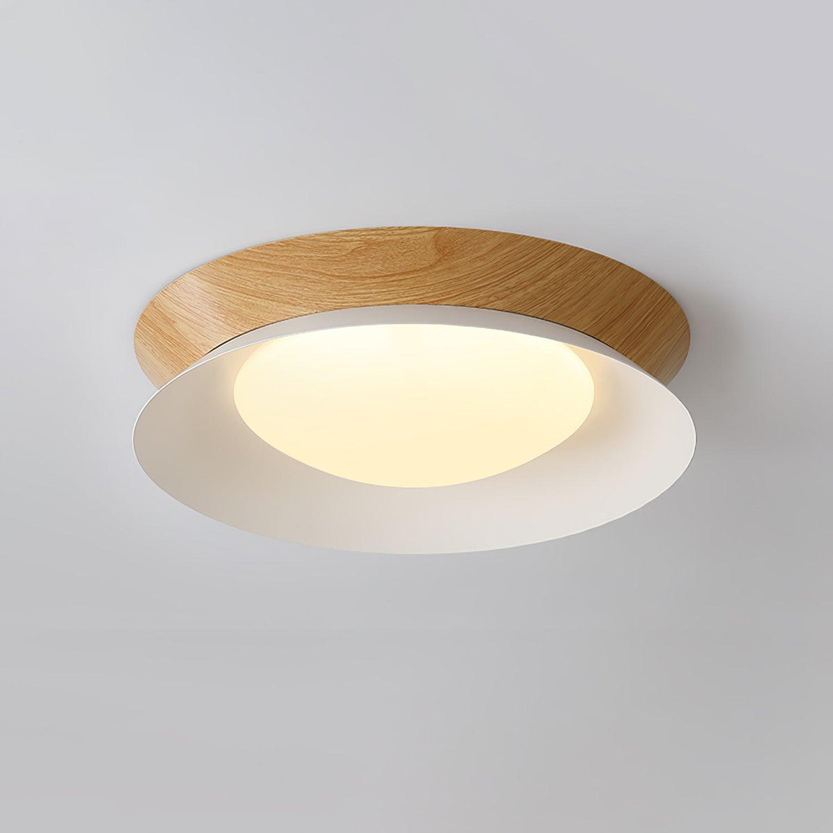 Acor lampa sufitowa pierścień podwójna półokrągła nordycka