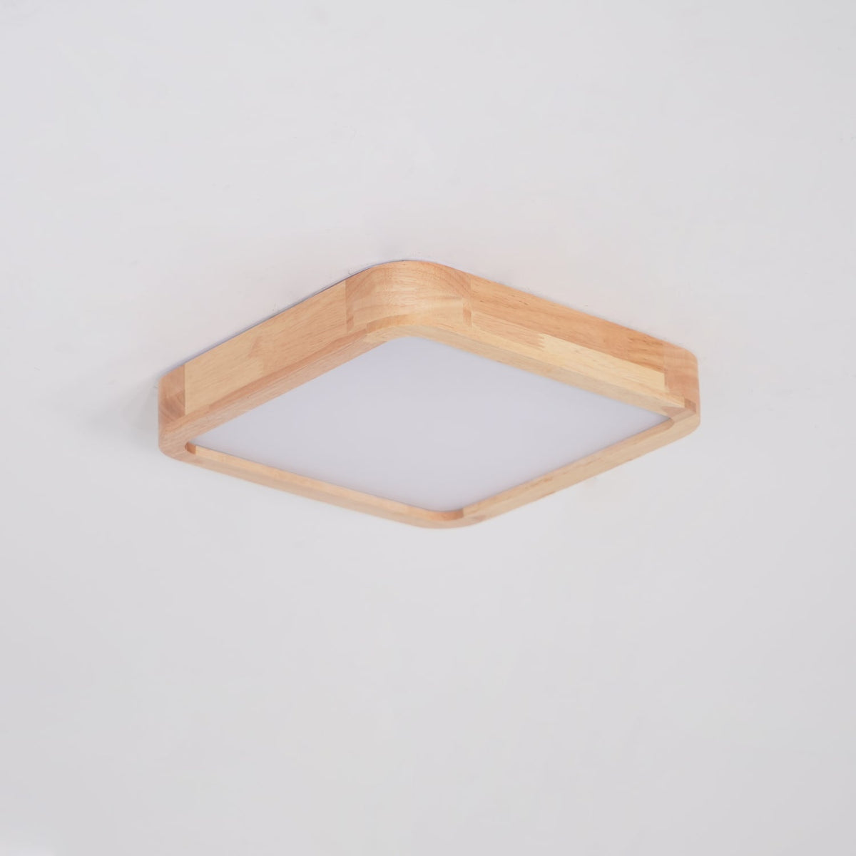 Hano drewniany geometryczny żyrandol sufitowy
