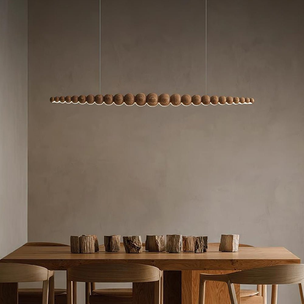 Orlanre minimalistyczna lampa wisząca z drewna