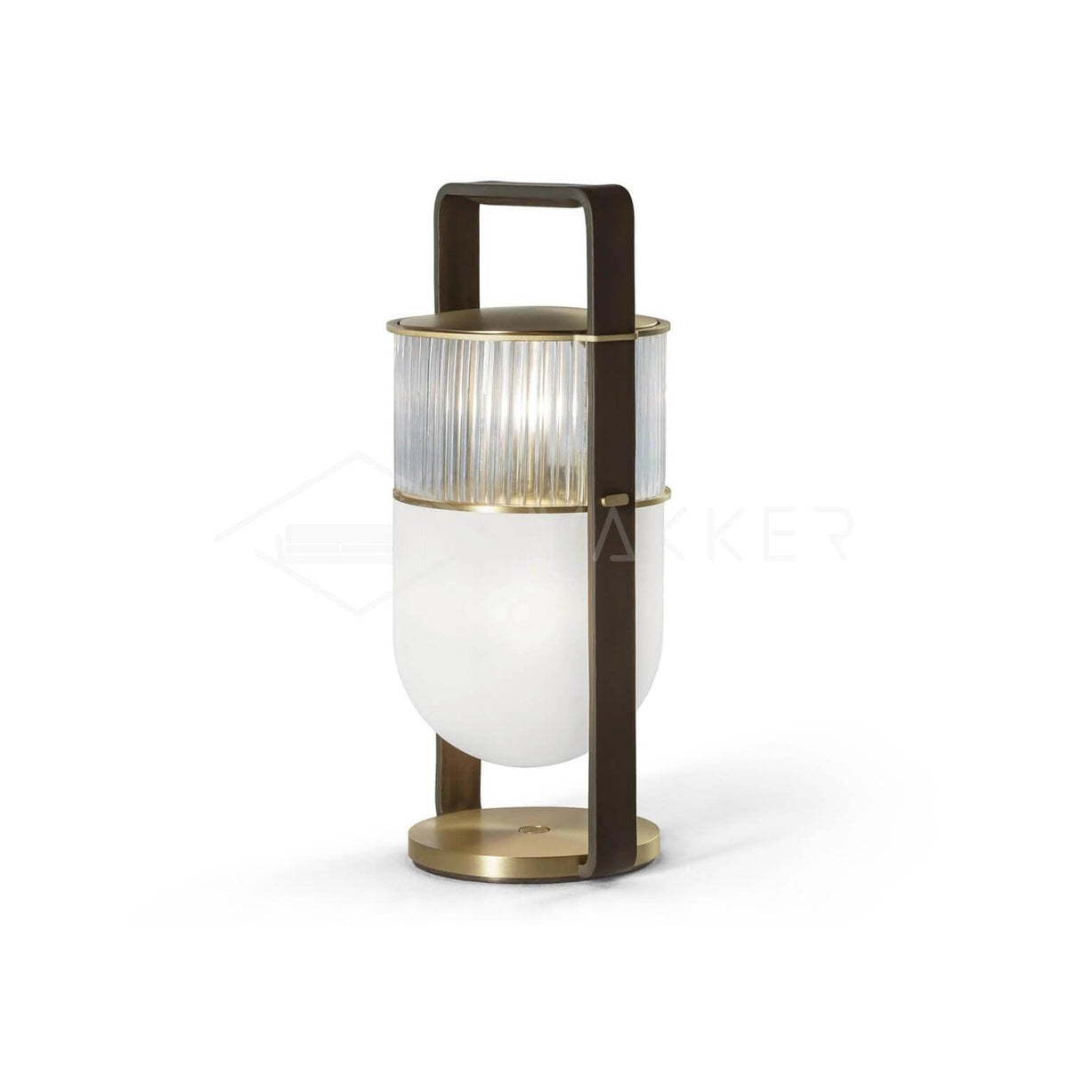 Kiorven artystyczna lampa stołowa ze szkła