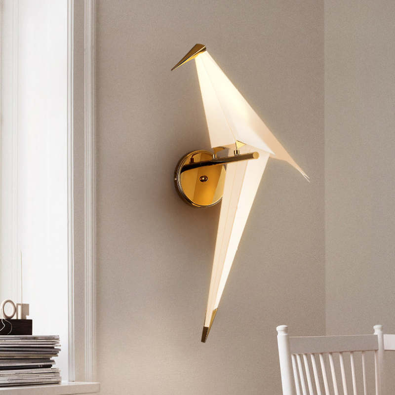 Kinkiet ptak vintage/styl Art-Déco / sypialnia