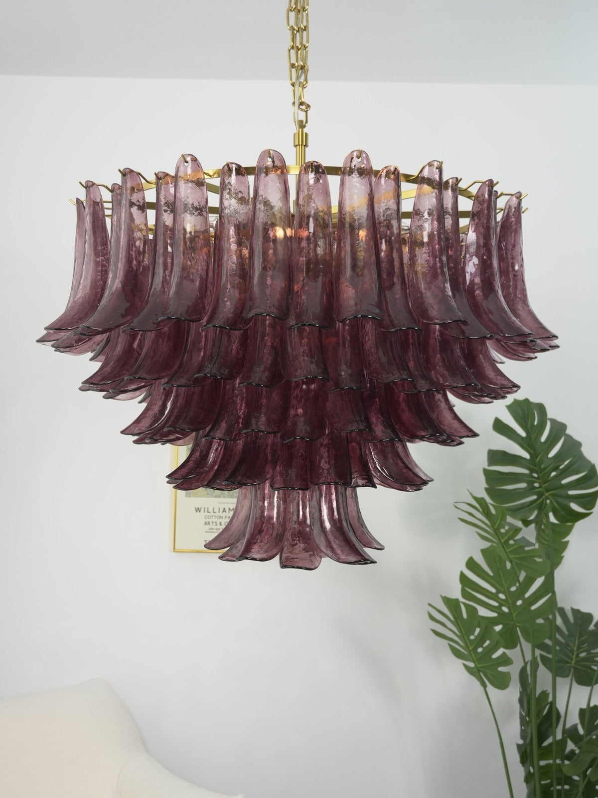Amethyst Bloom żyrandol