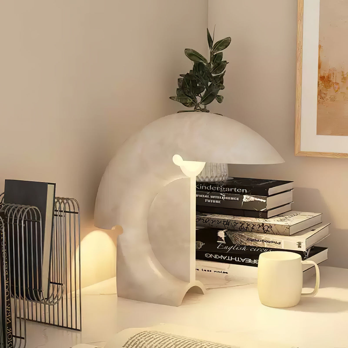 Lampa stołowa Emmy nowoczesna z marmuru