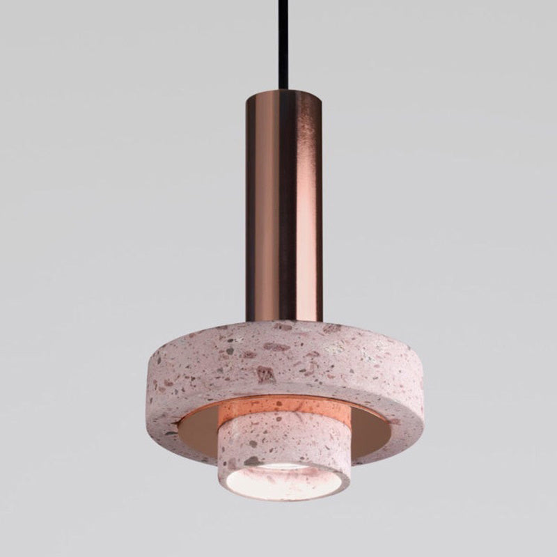 Arisha nowoczesna lampa wisząca LED Art Deco kolorowa w kolorze terazzo