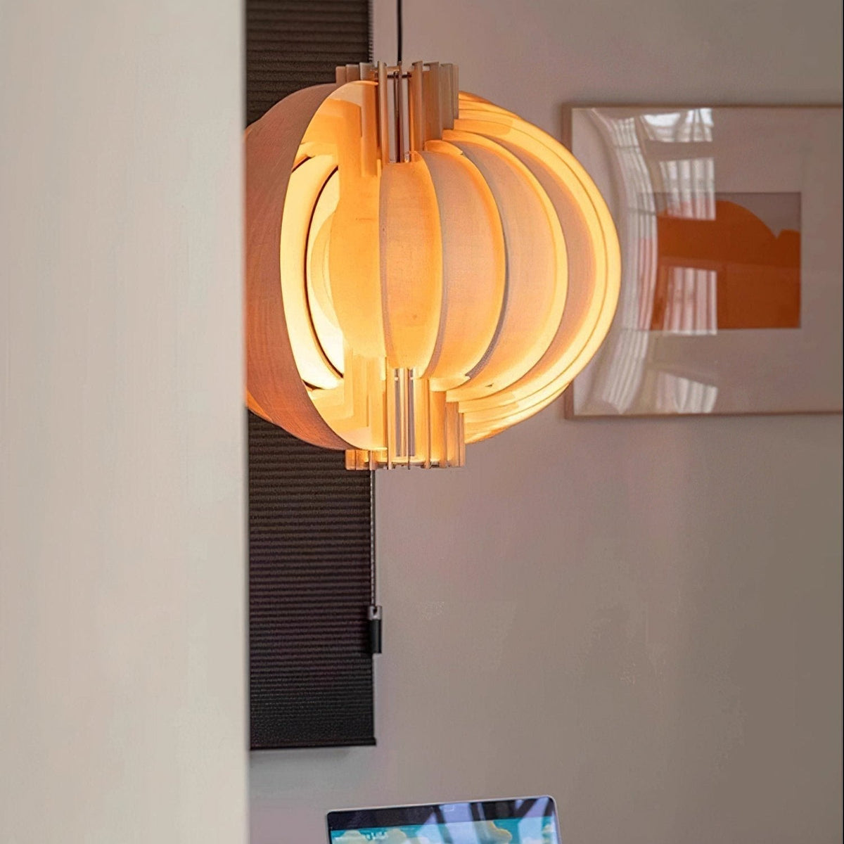 Ivraeus Premium Elegance Ring drewniana lampa wisząca