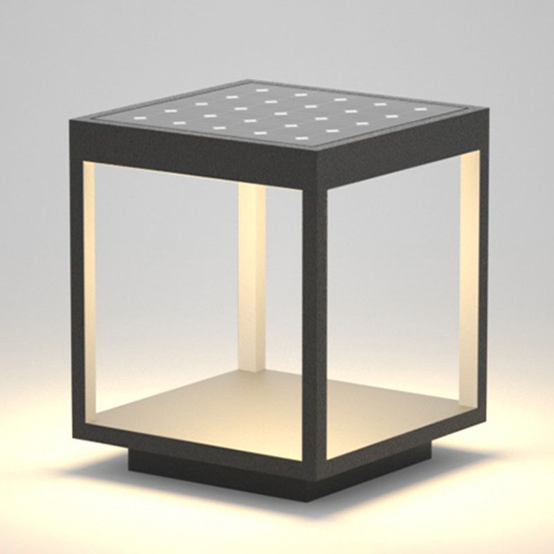 Ray nowoczesna zewnętrzna lampa słupowa z metalu LED