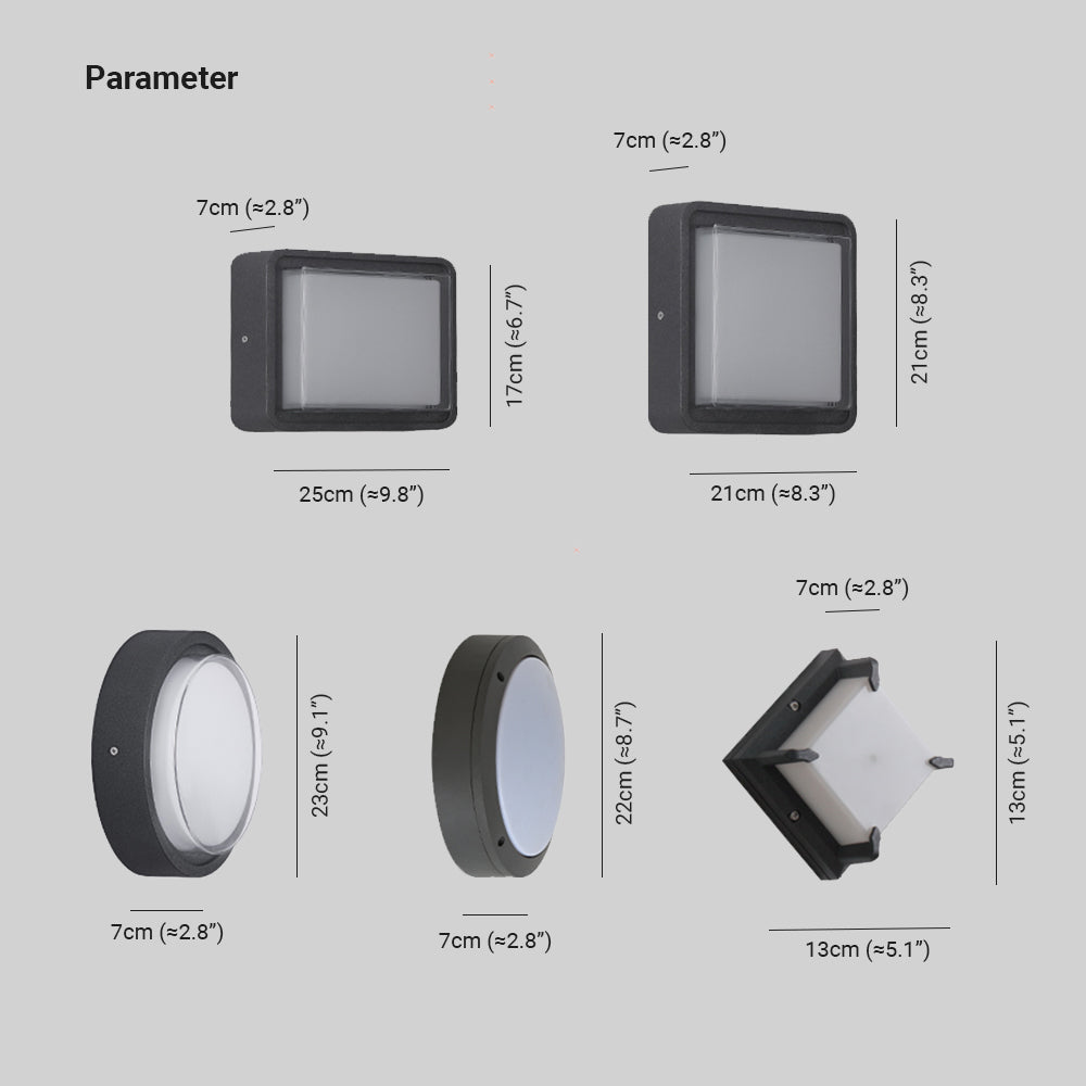 Ray nowoczesna lampa sufitowa montowana bezpośrednio, metal/, kwadratowa/okrągła, czarna/brązowa